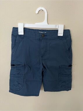Wrangler Boys Straight Fit Cargo Shorts Navy Blue Size 10 Regular